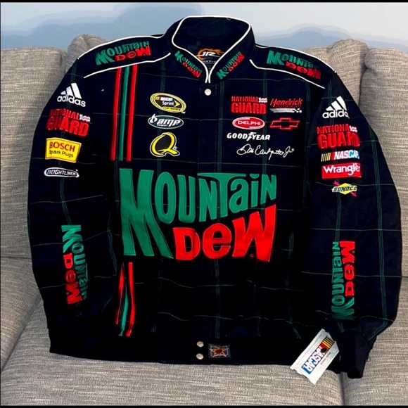 JH Design Jackets & Coats Dale Earnhardt Mountain Dew Nascar Jh